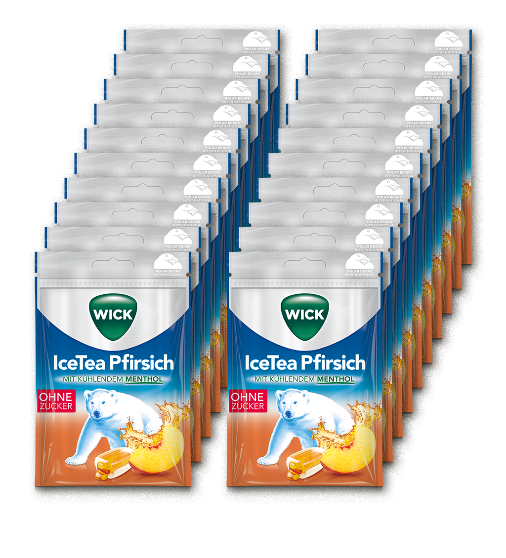 WICK IceTea Peach Vorratspaket