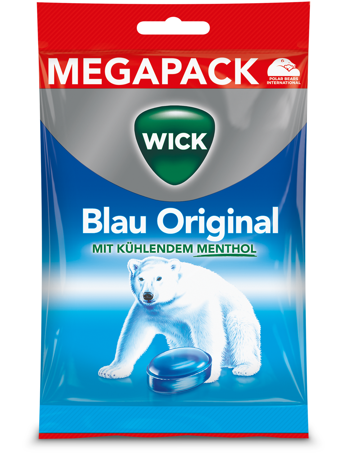 WICK Blau mit Zucker