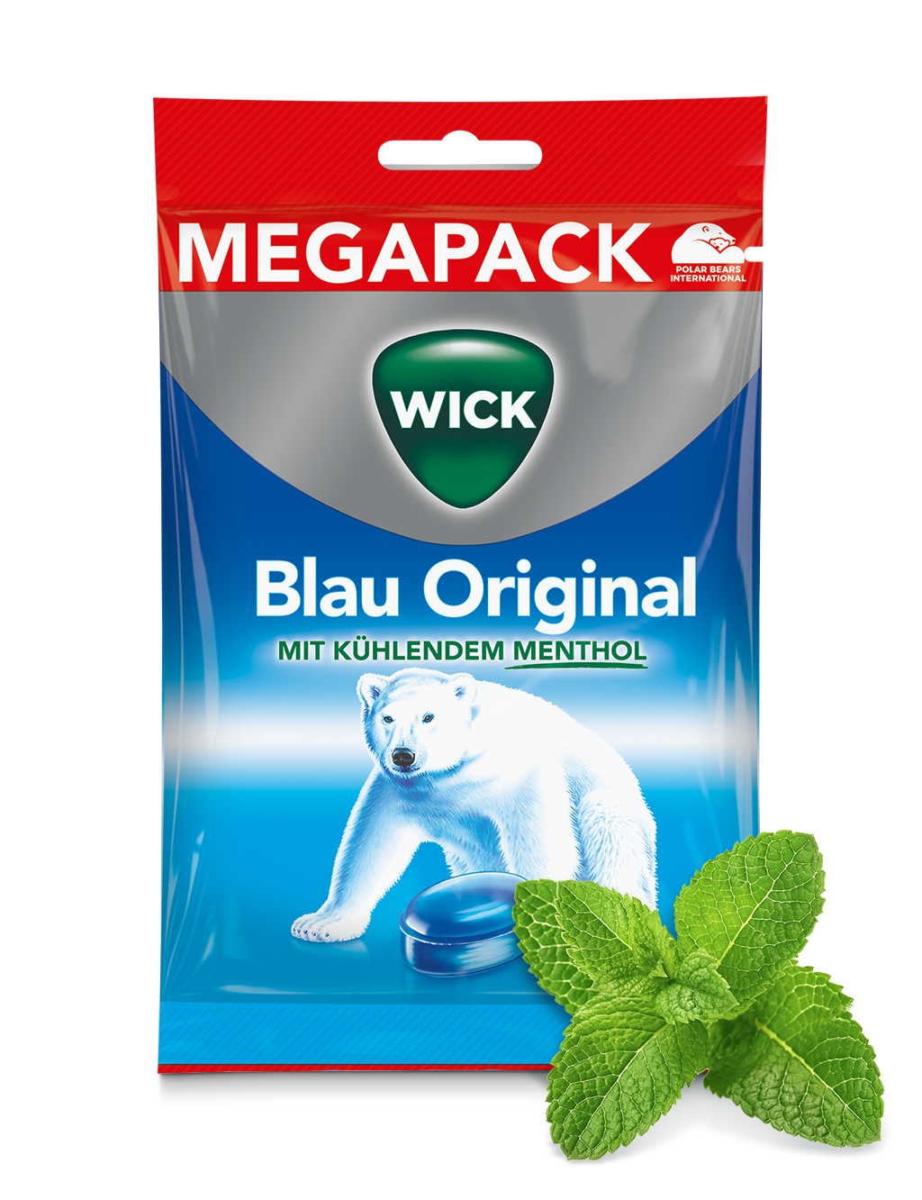 WICK Blau mit Zucker