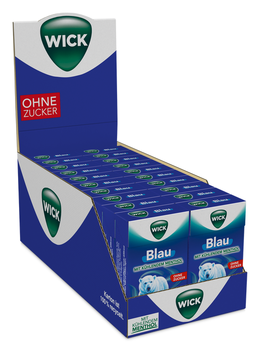 WICK Blau Boxen Vorratspaket