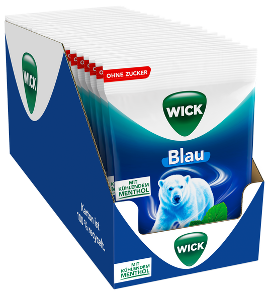 WICK Blau Vorratspaket