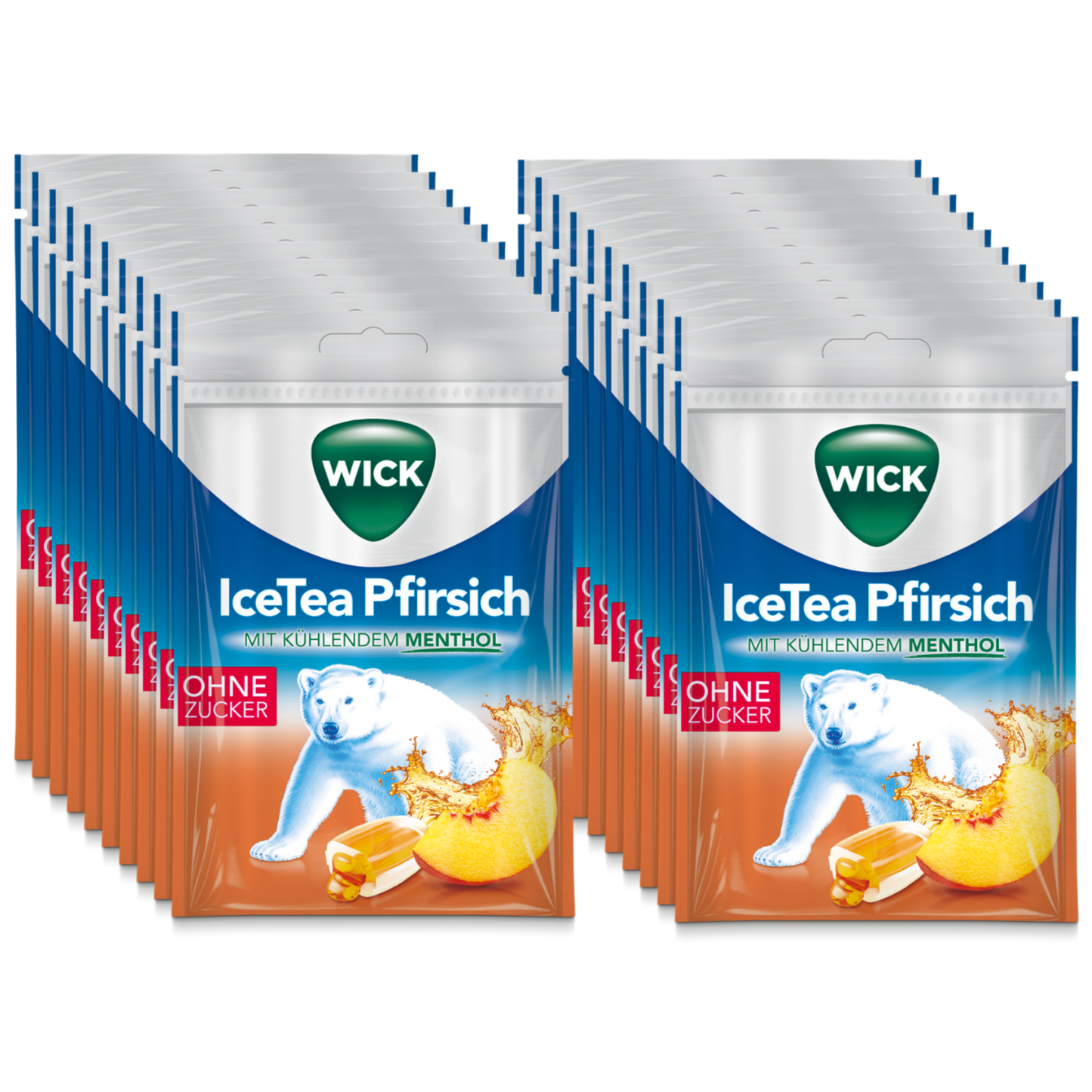 WICK IceTea Peach Vorratspaket