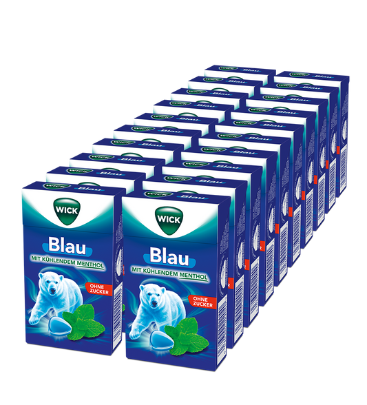 WICK Blau Boxen Vorratspaket