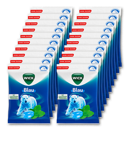 WICK Blau Vorratspaket