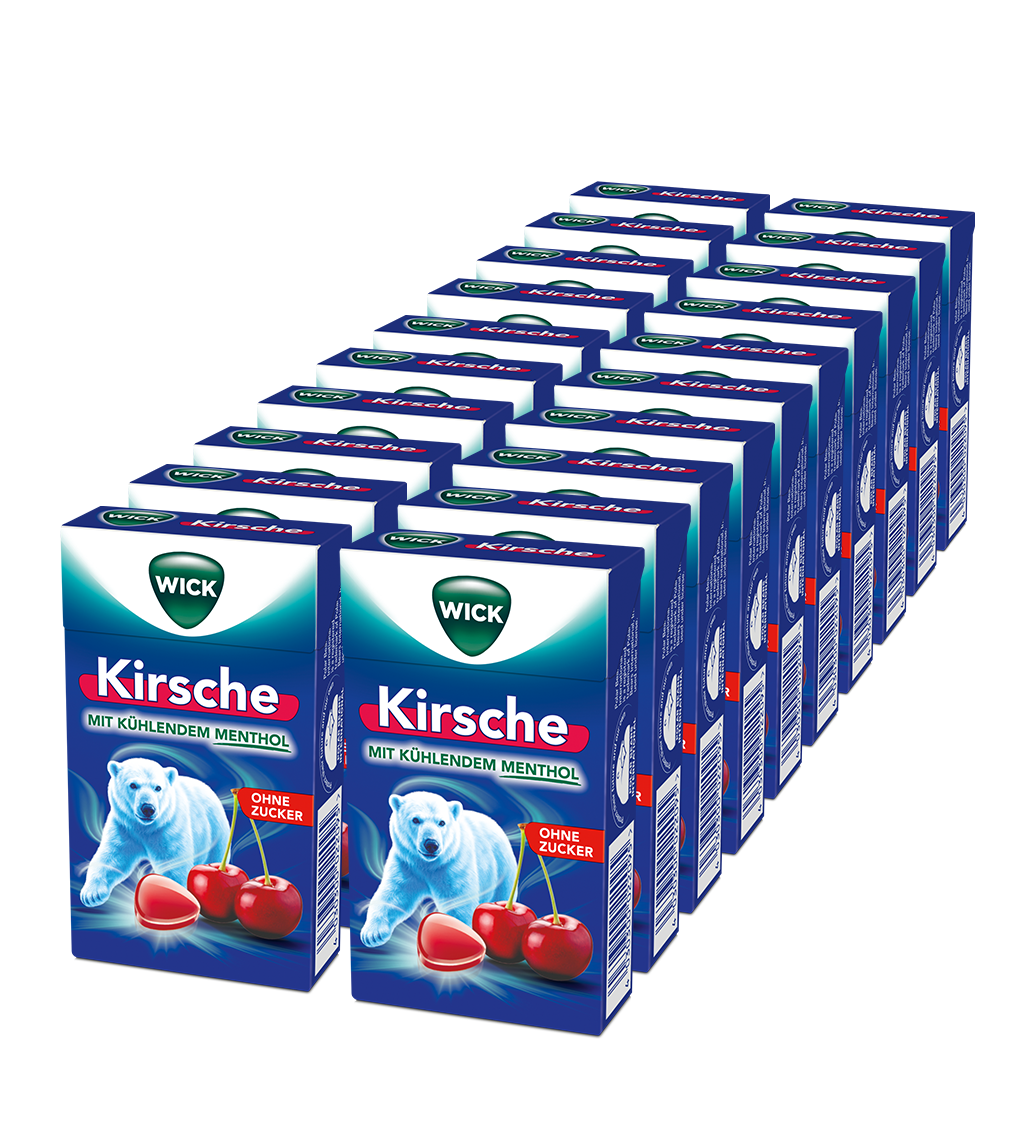 WICK Kirsche Boxen Vorratspaket