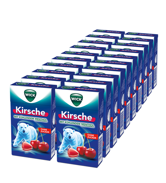 WICK Kirsche Boxen Vorratspaket