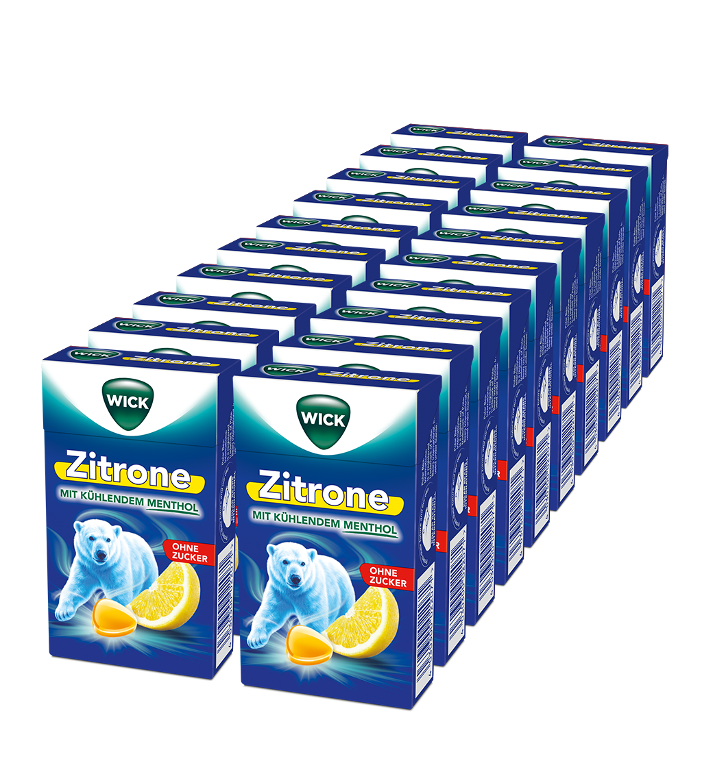WICK Zitrone Boxen Vorratspaket