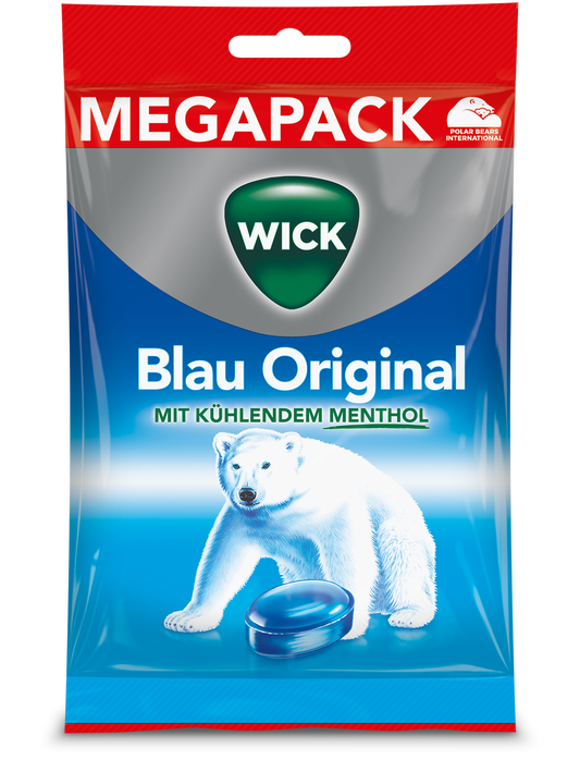 WICK Blau mit Zucker