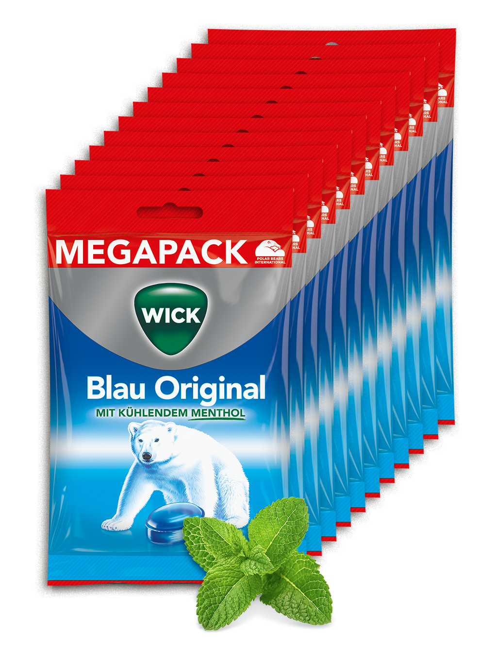WICK Blau m.Z 144g 12er Karton