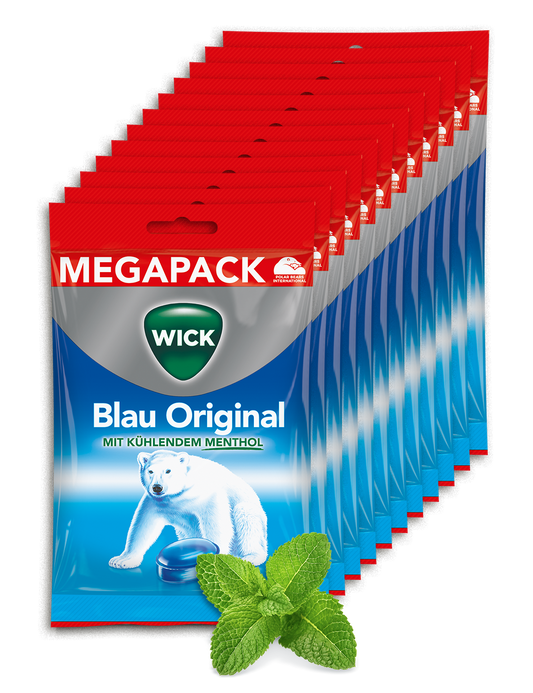 WICK Blau m.Z 144g 12er Karton