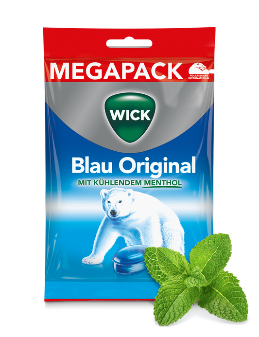 WICK Blau mit Zucker